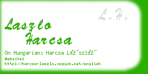 laszlo harcsa business card